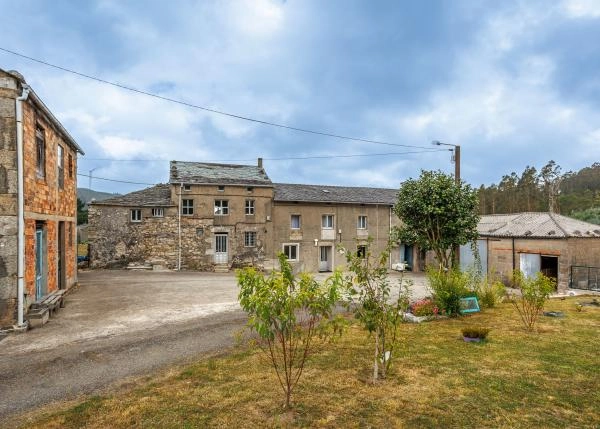 Galicia, Lugo, Ourol, casa de campo, vista de cerca