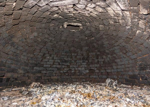 Galicia, Lugo, Ourol, casa de campo, interior horno
