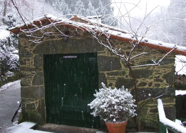 GCH 1181 facade mill winter Melide La Coruña