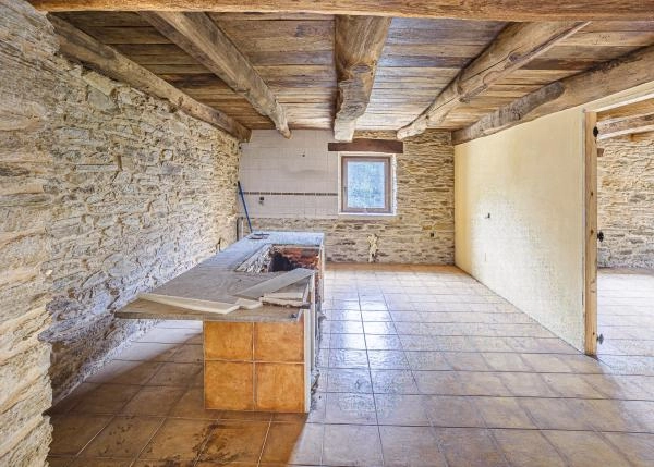 1187-Galicia, Lugo, Becerrea, Casa de campo, cocina