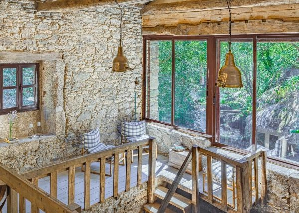 1030- Galicia, La Coruña, Cesures, Casa de campo, salon 4