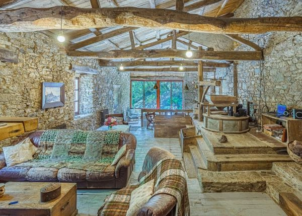 1030- Galicia, La Coruña, Cesures, Casa de campo, salon 5