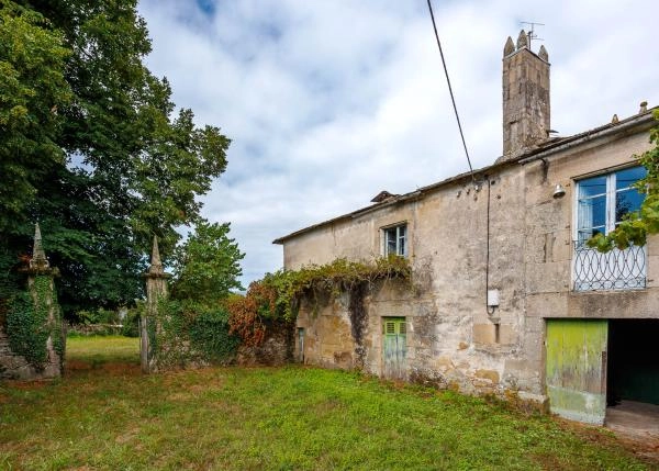 Galicia, Lugo, Sarria, country house, side of house