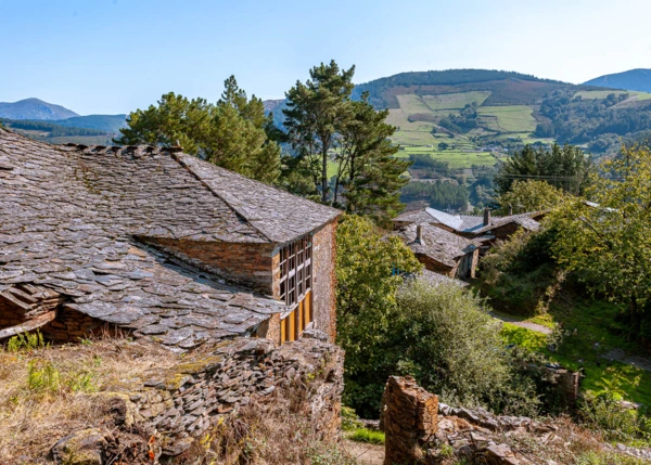1219-Asturias, Argul, Country house, arial view