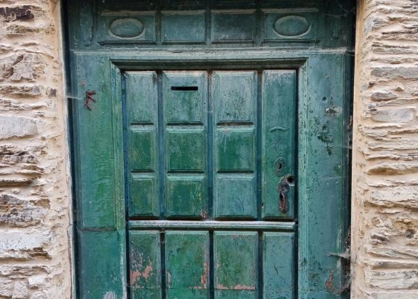  Galicia, Lugo; Mondoñedo country house, main door