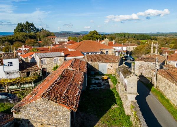 1331- Galicia, Lugo, Antas de Ulla , country house, arial view 5