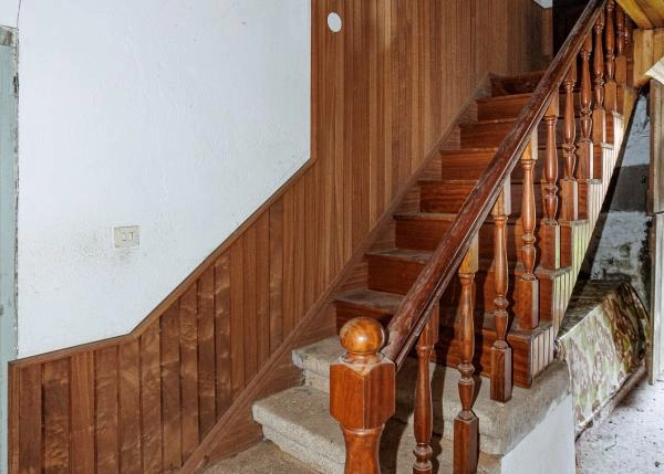 Galicia, Lugo, Antas de Ulla, country house, staircase