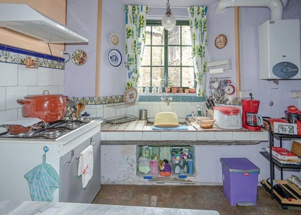  Galicia, Lugo, Gondaisque, casa de campo, cocina 3