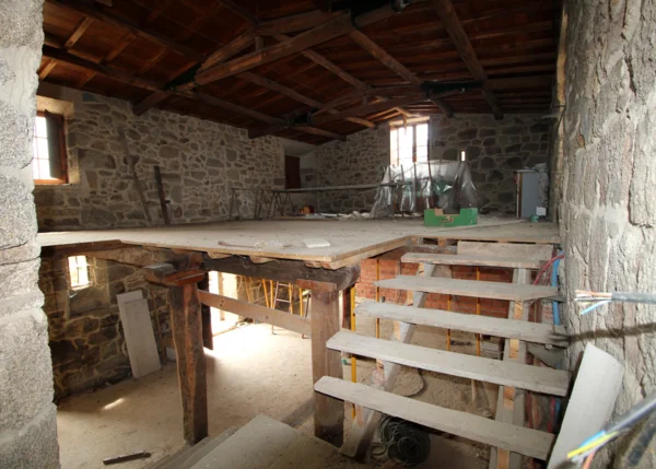 1375 Galicia, Lugo, Panton, Casa de campo, inside work