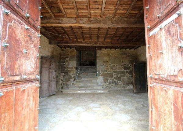 Galicia, Lugo, Panton, Pazo, Casa de campo, main door