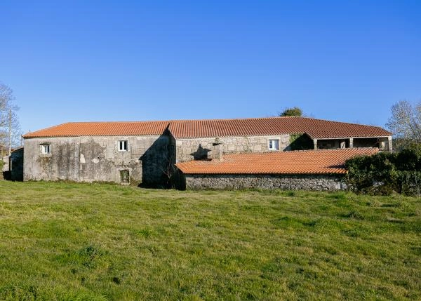 Galicia, Lugo,Monterroso, Country house, lateral view