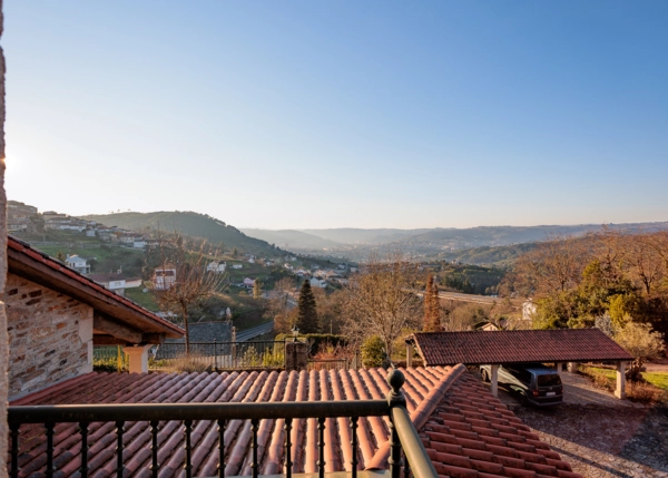 1465-Galicia, Ourense, Catasol, country house, view from balcony