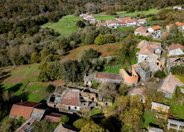 Galicia, Ourense, Lebozan, vista arial 3