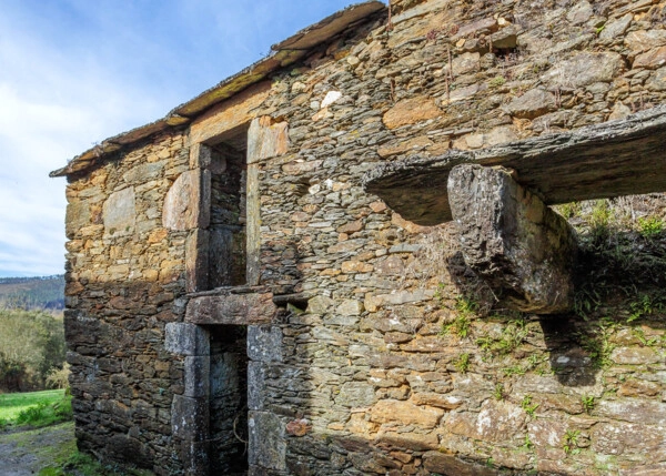 Galicia, Ourense, Lebozan, casa 5
