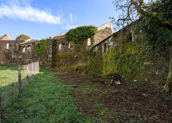 Galicia, Ourense, Lebozan, group of houses 3