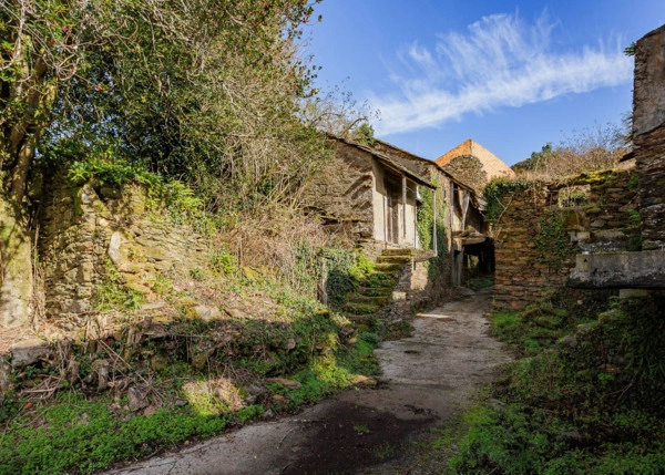 Galicia, Ourense, Lebozan, grupo de casas 4