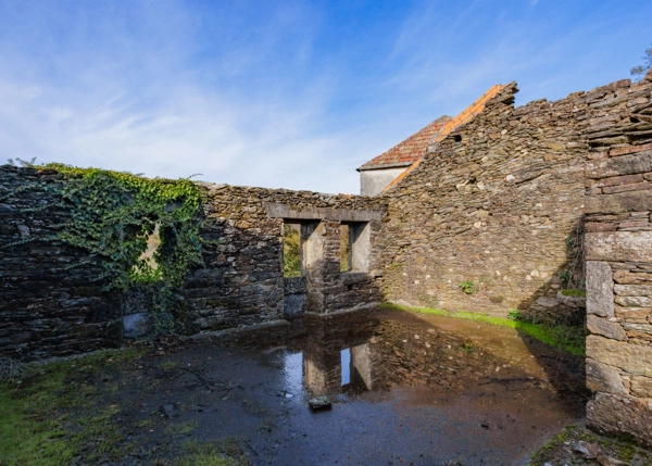 Galicia, Ourense, Lebozan, casa 9