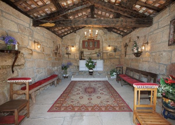 1465-Galicia, Pontevedra, Gaxate,casa de campo, capilla