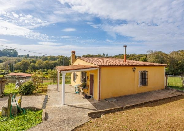 Galicia, Coruña, Toques, country house, arial view 4