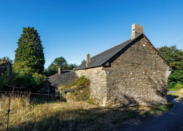  Galicia, La Coruña, As Pontes, Country house rear 