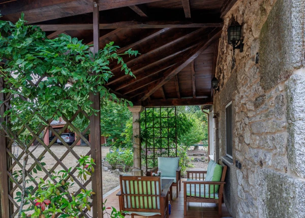 Galicia, Lugo, Antas de Ulla, country house, inside terrace