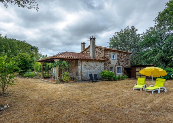 Galicia, Lugo, Antas de Ulla, country house, side view