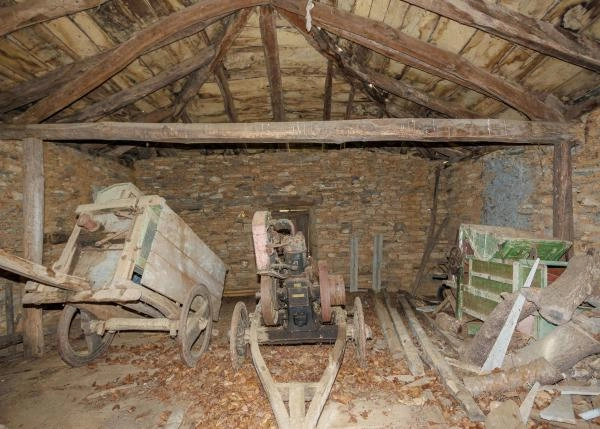 Asturias, La Muria,  hamlet, wine cellar