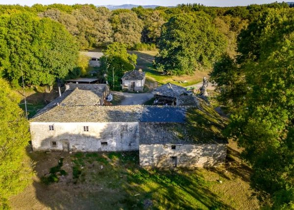 Galicia, Lugo, Outeiro de Rei, arial view 4