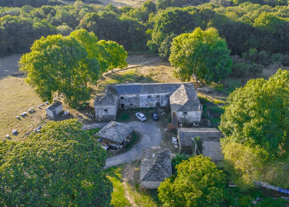 Galicia, Lugo, Outeiro de Rei, arial view 1