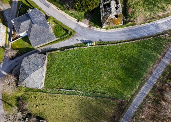 1607- Galicia, Lugo, Castroverde, country house arial view