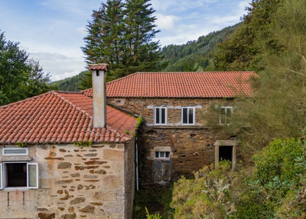 1621- Galicia, la Coruña, Aranga, casa de campo, vista area 3