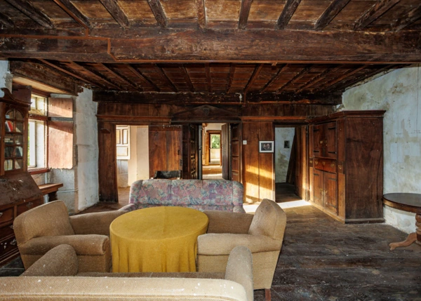 1621- Galicia, la Coruña, Aranga, country house, living room