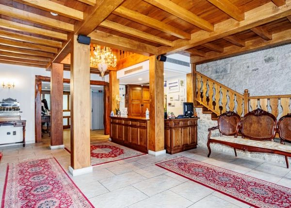 Galicia, Lugo, Valadouro, Hotel Vila do Val reception