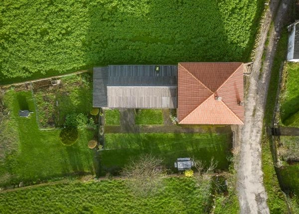 Galicia, Lugo, Taboada, casa de campo, vista area 5