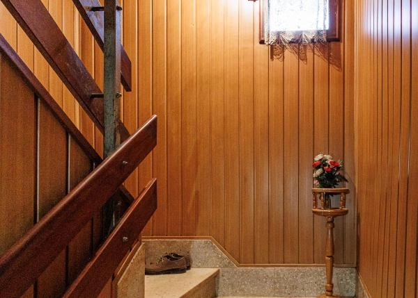 Galicia, La Coruña, Irixoa country house, staircase