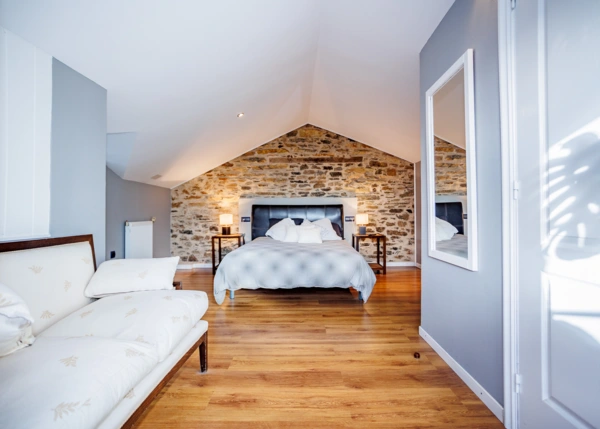  Galicia, La Coruña, Moeche, country house, bedroom 5