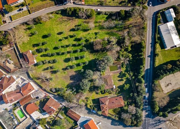 Portugal, Viana do Castelo, country house, arial view 5