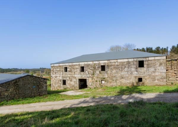   Galicia, Lugo, A campiña, country house, side view