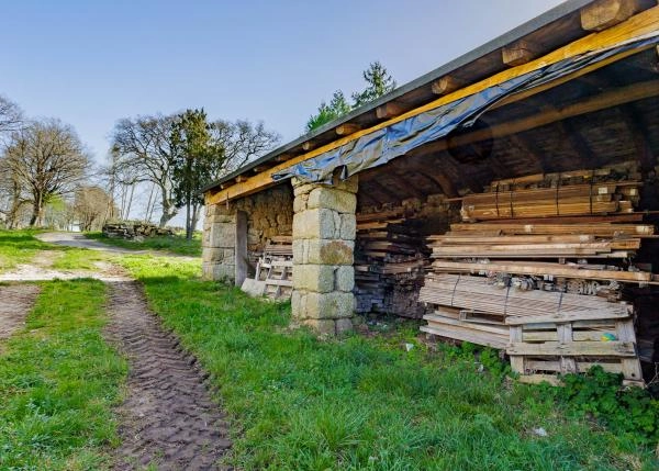  Galicia, Lugo, A campiña, country house, woodstore