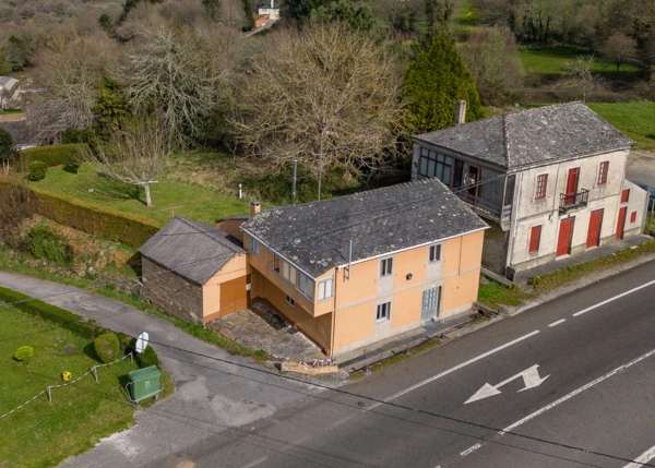 1687- Galicia, Lugo,Vilalba, country house, arial view