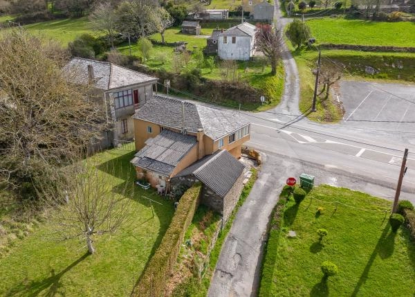  Galicia, Lugo,Vilalba, country house, arial view 1