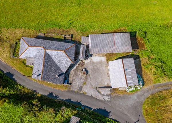 Galicia, La Coruña, SanSadurnino, arial view 2