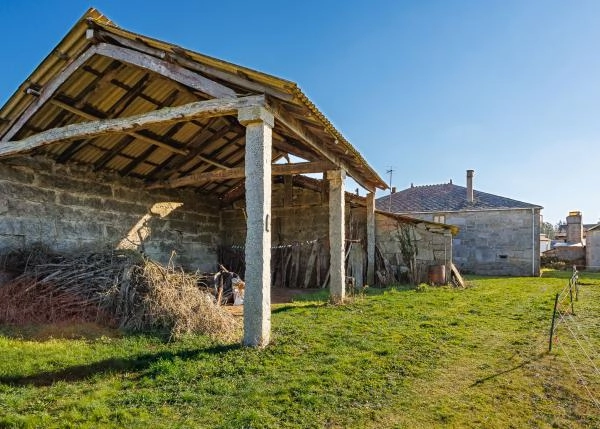 Galicia, Lugo, Corgo, casa de campo, pajar