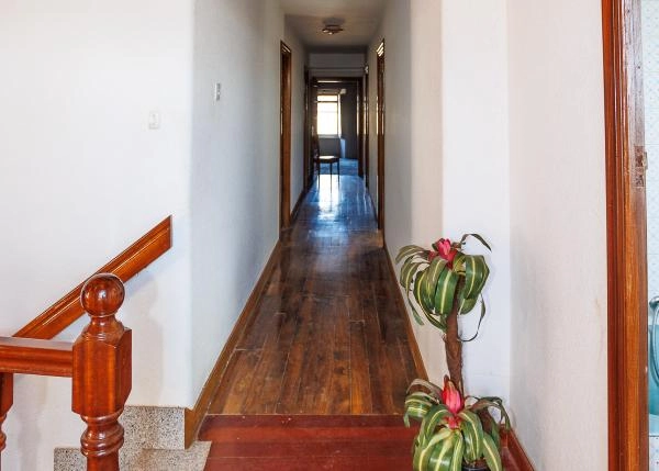 Galicia, Lugo, Corgo, casa de campo, pasillo