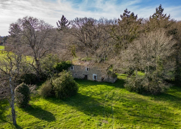 Galicia, lugo, Bestar Cospeito, Country house, arial view 2