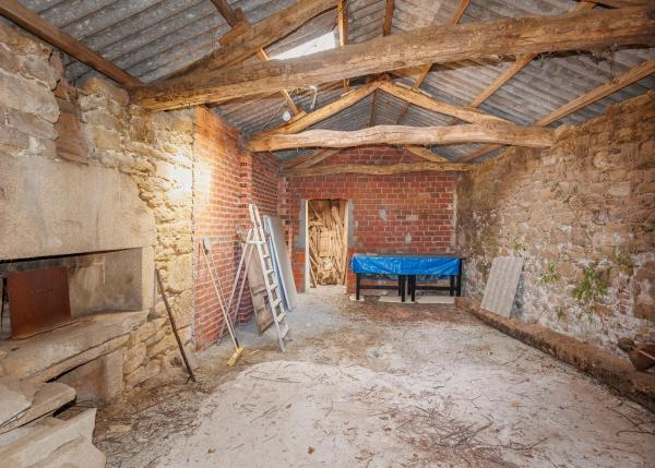 Galicia, La Coruña, Curtis, country house,  garage, 