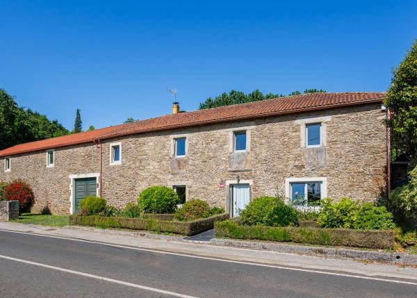  Galicia, La Coruña, Touro fachada principal, casa de campo