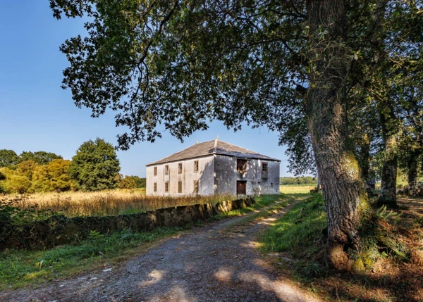 1758-Galicia, Lugo, Damil casa de campo, vista lateral 1