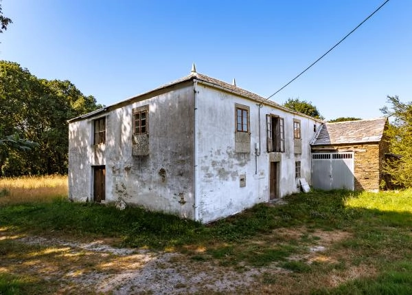 1758-Galicia, Lugo, Damil, country house, lateral view 3