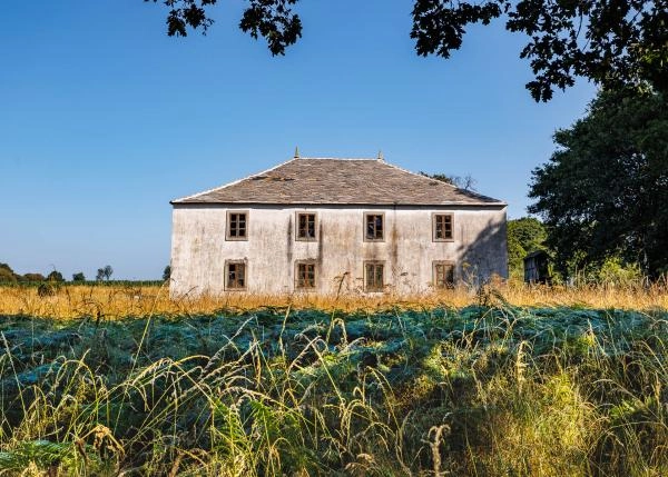 1758-Galicia, Lugo, Damil, country house, front view 3